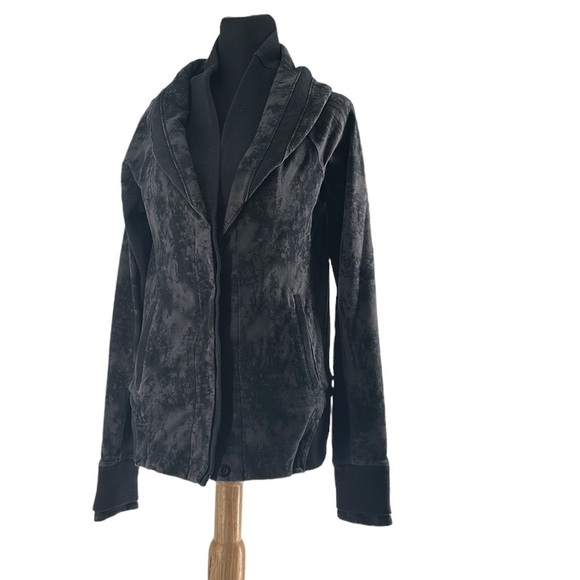 Lululemon To Class Jacket Sea Bed Black Deep Coal Gray Fall Coat sz 6 - Picture 9 of 9